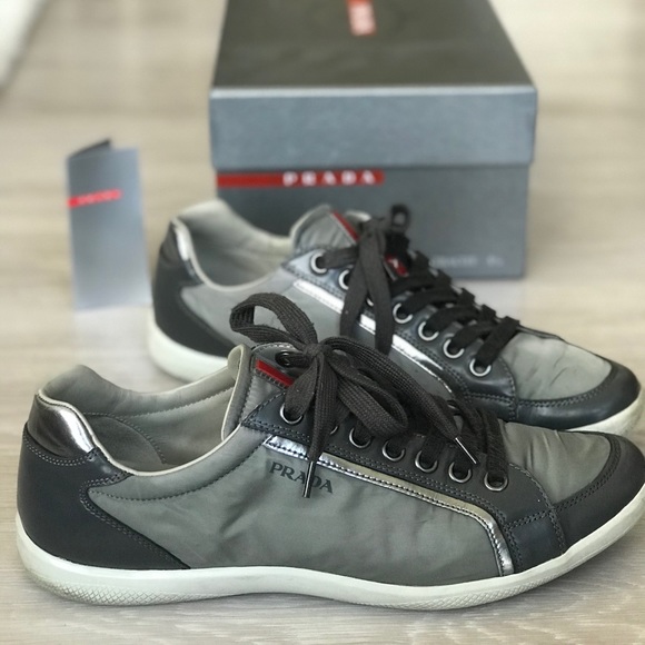 Men Prada Sneakers Size 9.5 - Picture 2 of 4